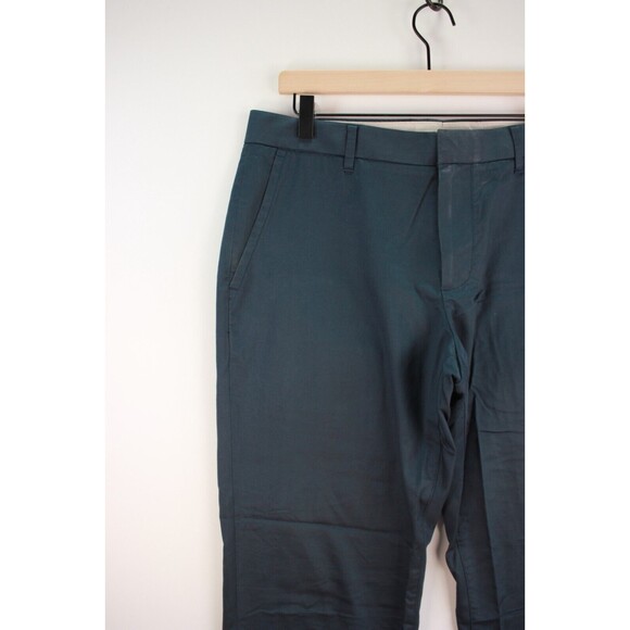Bonobos Mens Pants Blue Chino Slim Straight Leg Flat Front Trouser Size 33x32 - Picture 4 of 10